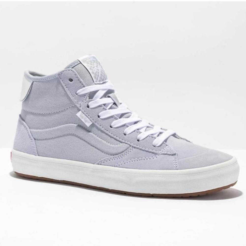 Vans High-Top The Lizzie Sneakers in Dusty Blue/Soft Gray